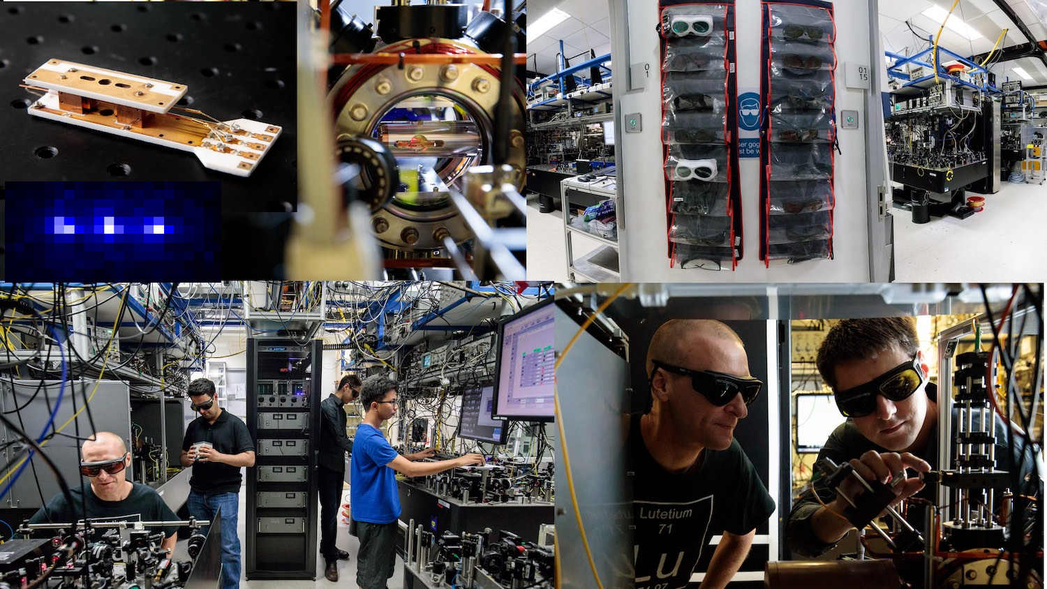 Photos of the Quantum Metrology Lab, December 2018